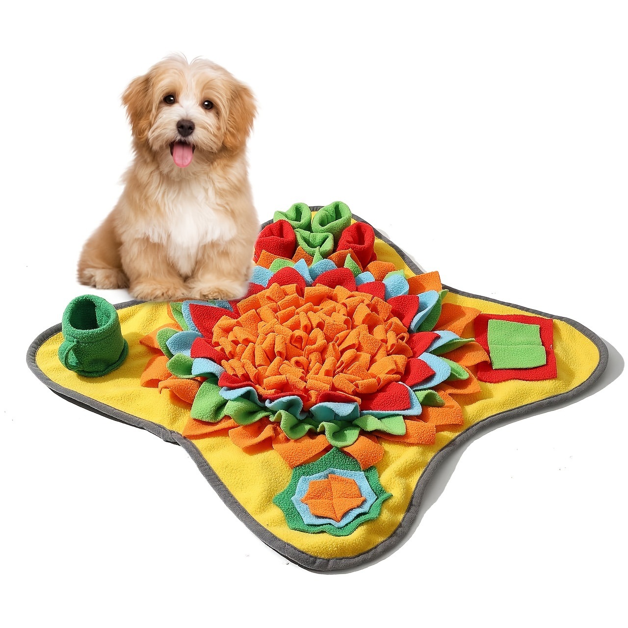 Indestructible Dog Chew Toy - Gute Schnupftabakmatte für Hunde, interaktives Futterpuzzle