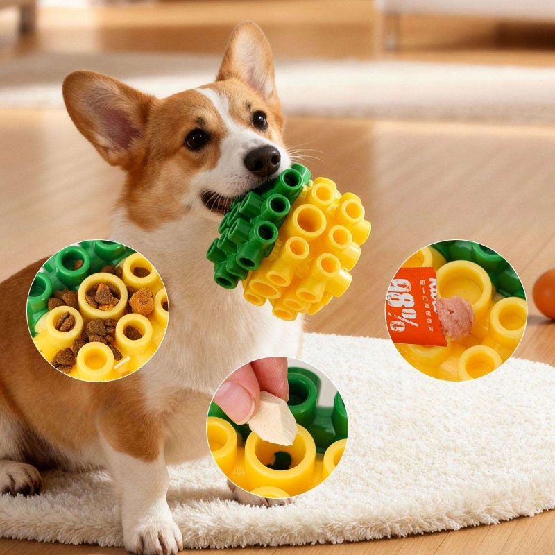 Hundezubehör Quadratisches Fut – Rubber Treat Dispensing Dog Toy Bewertung und Preis