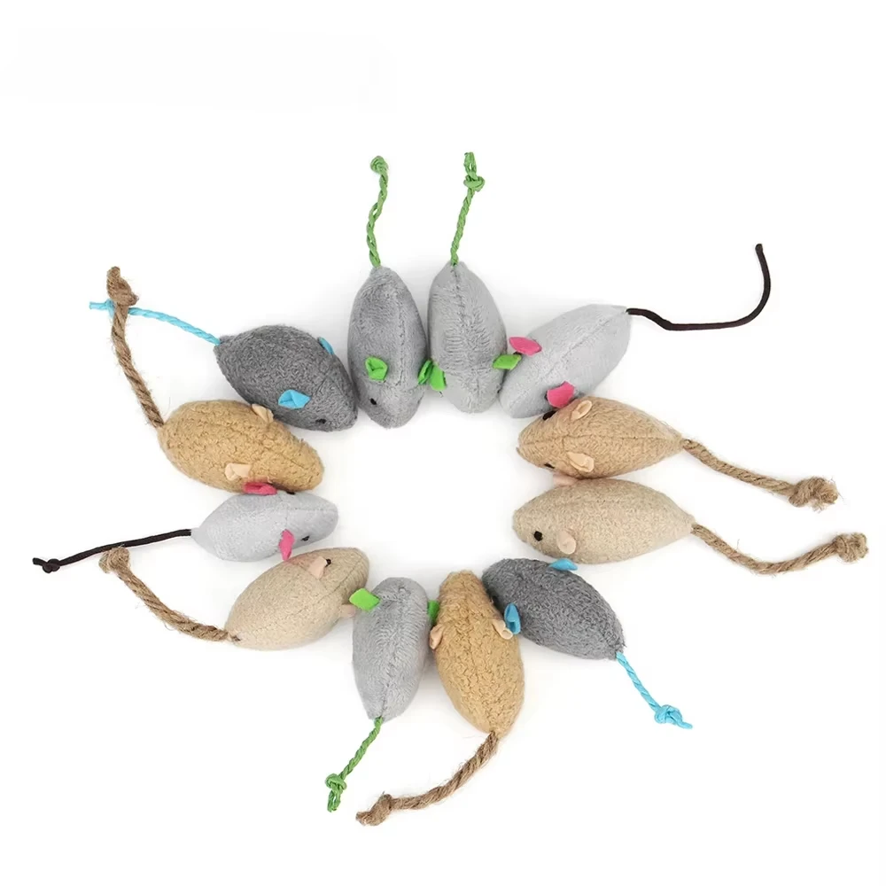 5 Stück Rassel-Katzenmaus-Spie – Catnip Interactive Plush Mouse Bewertung und Preis